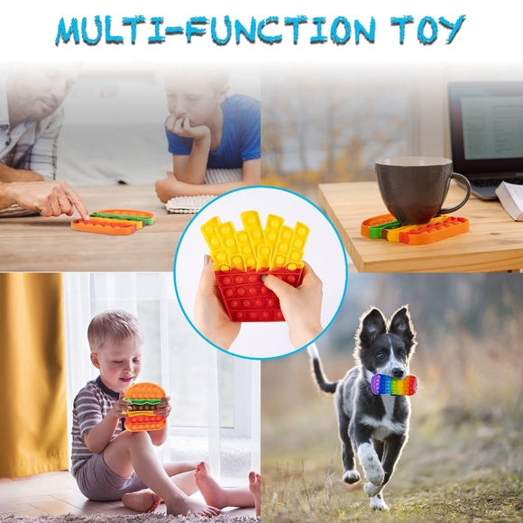 Pop it fidget toys pack of 4 - Picture 1 of 5